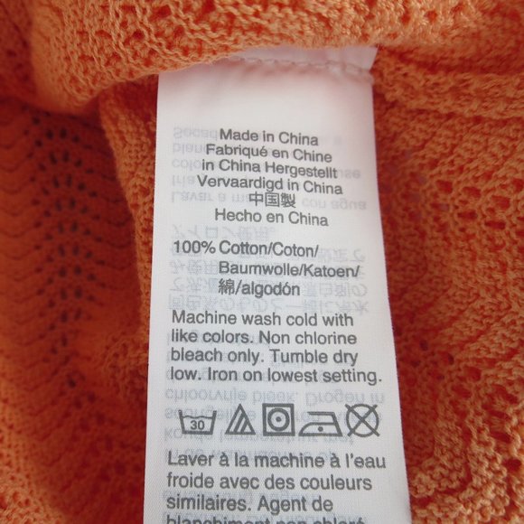 J.Crew Pointelle Ruffle Mockneck Cotton Sweater XS - Picture 8 of 13